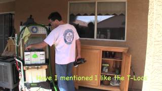 27  Festool RO90 DX MultiMode Sander Demo  Oak Cabinet [upl. by Yngiram]