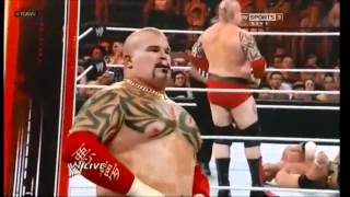 WWE Raw 4  2  12 Debut of Lord Tensai  ATrain [upl. by Assilen]