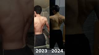 back transformation 4 months motivation gymworkout aesthetic [upl. by Eiramnna530]