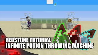 Minecraft Infinite Potion Throwing Machine [upl. by Chiarra218]