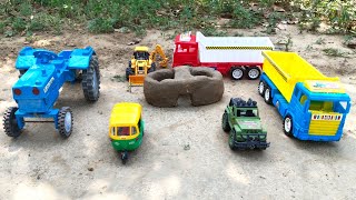 Dumper Se Lakdi Laya  Tractor Gadi Se Potato Laya Jcb helping  Auto Rickshaw  Toys  Toyenigma [upl. by Angelika400]