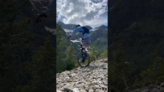 How is this Real unicycle downhill beautiful mountains views sundance mtb alpine utah [upl. by Anear]