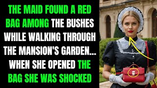 THE MAID FOUND A RED BAG AMONG THE BUSHES WHILE WALKING THROUGH THE MANSIONS GARDEN [upl. by Tzong]