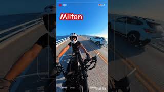 Ride to Sanibel 2 days after the 🌀Milton hurricane milton harleyadventures sanibelisland [upl. by Braun]