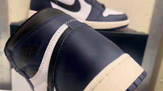 Air Jordan 1 High OG “Midnight Navy” EARLY Sneaker Review [upl. by Aehr734]