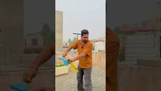 Patang fadne walla zombie 🧟 se bhai ko bacha liya 😂🪁kiteflying kite patang patangbazi [upl. by Eilitan54]