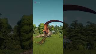 How Dilophosaurus Defends Against Pterodactyl Attacks  Jurassic World Evolution 2 [upl. by Onaicilef]