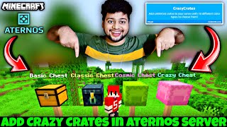 How To Add Crazy Crates Plugin in Aternos Server  Crazy Crates Plugin  Crazy Crates Tutorial [upl. by Terr]