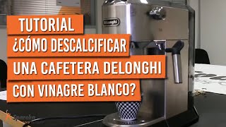 ¿Cómo descalcificar una cafetera DELONGHI con vinagre blanco [upl. by Eenattirb]