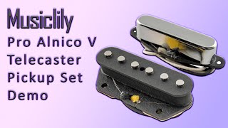 Musiclily Pro Alnico V Telecaster Pickups Review [upl. by Ziul]