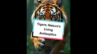 Did you know tigers have antiseptic saliva [upl. by Naesal]