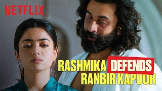 Rashmika FIGHTS back for Ranbir in Animal  Anil K Bobby D Sandeep Reddy [upl. by Oetomit]