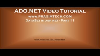 DataSet in aspnet Part 11 [upl. by Mathian]