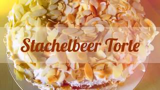 glutenfreie Stachelbeertorte  Schwimmbadkuchen [upl. by Darrelle]