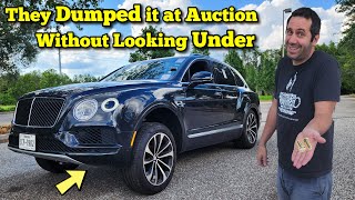 I Bought an quotAsIsquot Bentley Truck and got 60 Off Because of a Faulty Air Suspension [upl. by Nirehs]