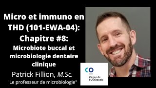 Chapitre 8 Microbiote buccal Microbiologie et immunologie en milieu dentaire 101EWA04 [upl. by Milano]