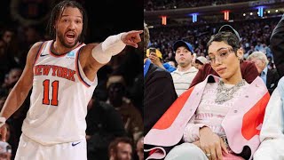 Jalen Brunson saw Coi Leray courtside and turned into prime Allen Iverson [upl. by Dunston893]