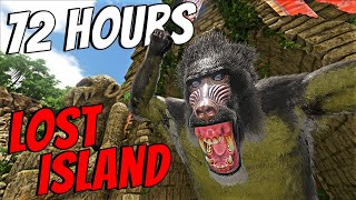 Spending 72 HOURS On NEW Lost Island DLC  Ark Small Tribes [upl. by Anniahs]