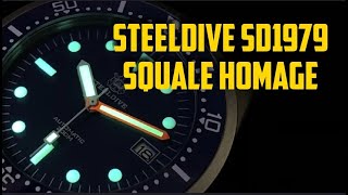 Steeldive SD1979 Squale 1521 50 Atmos Homage  The Watcher [upl. by Kcolttam]