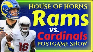 Rams vs Cardinals postgame show How LA did in Arizona without WR Puka Nacua [upl. by Esteban870]