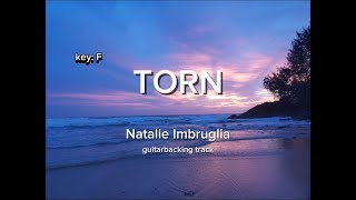 TORN  karaoke  Natalie Imbruglia guitar backing track [upl. by Ynnaj]