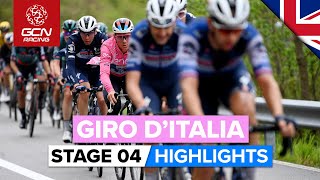 First Day In The Mountains Provides Exciting Racing  Giro DItalia 2023 Highlights  Stage 4 [upl. by Reerg720]