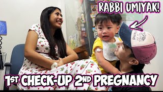 FIRST CHECKUP FOR SECOND PREGNANCY  RABBI UMIYAK  Jacq Tapia [upl. by Irv]