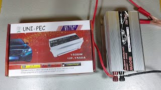 UNIPEC CAR POWER INVERTER DC 12V TO AC 230V1500W Price Rs 3200 Unboxing And Review [upl. by Winthorpe]