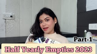 Half Yearly Empties 2023 Part1  The Fusion Youtuber [upl. by Lynsey21]