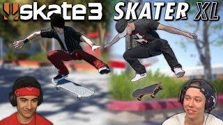 Skater XL vs Skate 3  GAME OF SKATE W ZexyZek [upl. by Oicnevuj]