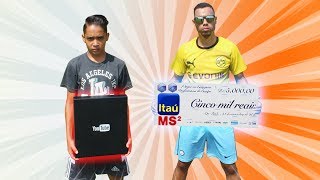 MS2 VS ALADDIN  5 MIL REAIS VS PLACA DO YOUTUBE  DESAFIOS DE FUTEBOL [upl. by Eliezer]