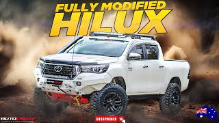 FULLY MODIFIED TOYOTA HILUX  TOYOTA HILUX WHEELS TYRES amp 4X4 ACCESSORIES [upl. by Demmer]