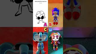 Who is the best 214 funnyshorts sonic pomni catnap [upl. by Conney]