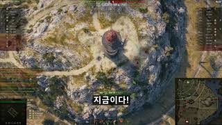 월드오브탱크 M40M43 3kill3800dmg에이스연맹고어훈장15배속 [upl. by Thornie]