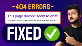 How To Fix 404 Errors on Your Website  A Complete Guide [upl. by Anikehs]