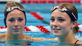 Teenage Swimmers William Ellard and Olivia NewmanBaronius Advance to Finals at La Defense Arena [upl. by Silden]