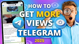 How to Get Views on Telegram Post 2025 1K in 5 min [upl. by Dlanod]