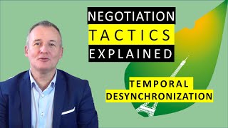 Negotiation tactics explained  trade concession  Temporal desynchronization [upl. by Koosis905]