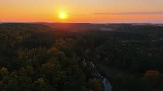 Jesień Powiat Płocki Brudzeński Park Krajobrazowy [upl. by Ylac533]