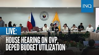 LIVE House hearing on OVP DepEd budget utilization [upl. by Aidan]