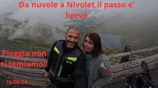 Colle del nivolet 150824 pioggia non ti temiamo [upl. by Eicam410]