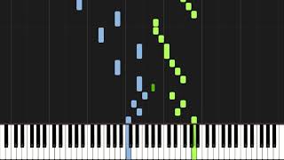 Bach  Invention No 1 BWV 772 Piano Tutorial Synthesia [upl. by Siramay]