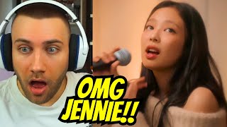 BEST CHRISTMAS SURPRISE JENNIE  눈 Snow  Snowman Cover  REACTION [upl. by Birkner]