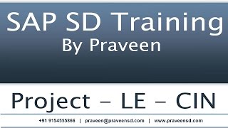 SAP SD TOR  Transfer Of Requierments  Configurations and controls  SAP SD Training By Praveen [upl. by Atiruam688]