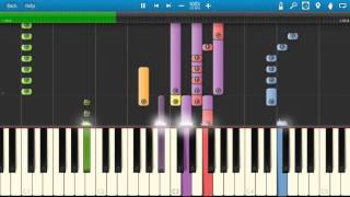 Starship  Nothings Gonna Stop Us Now  Piano Tutorial  Synthesia Cover [upl. by Annaerda]