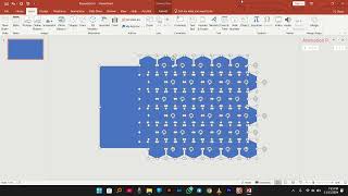 Simple Hexagon design in PowerPoint Part 5 [upl. by Aisha]