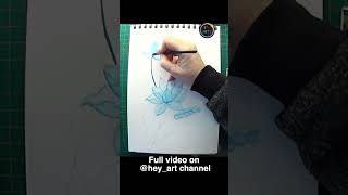 Working with Transparency in Watercolor shorts watercolor painting art [upl. by Amarette]