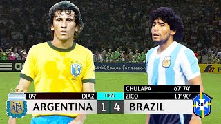 Diego Maradona will never forget Zicos performance in this match [upl. by Relyhs]