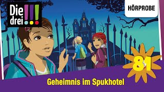 Die drei   Folge 81 Geheimnis im Spukhotel  Hörprobe zum Hörspiel [upl. by Odlavso]