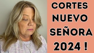 CORTES SEÑORAS ELEGANTES 2024 ✂️✨ ESTILOS Y CORTES MODERNOS MODA [upl. by Tawnya]